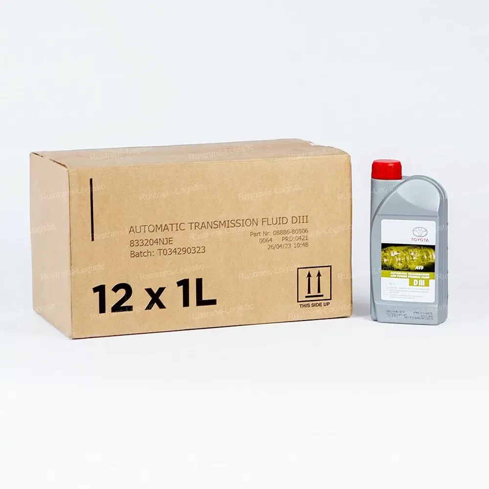 Трансмиссионное масло Toyota ATF Dexron III, для АКПП / ГУР, (Бельгия), (1л)