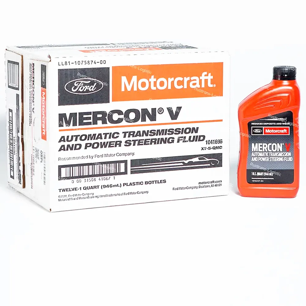 Трансмиссионное масло Ford Motorcraft ATF Mercon V, для АКПП / ГУР (красный), (США), (0,946л)