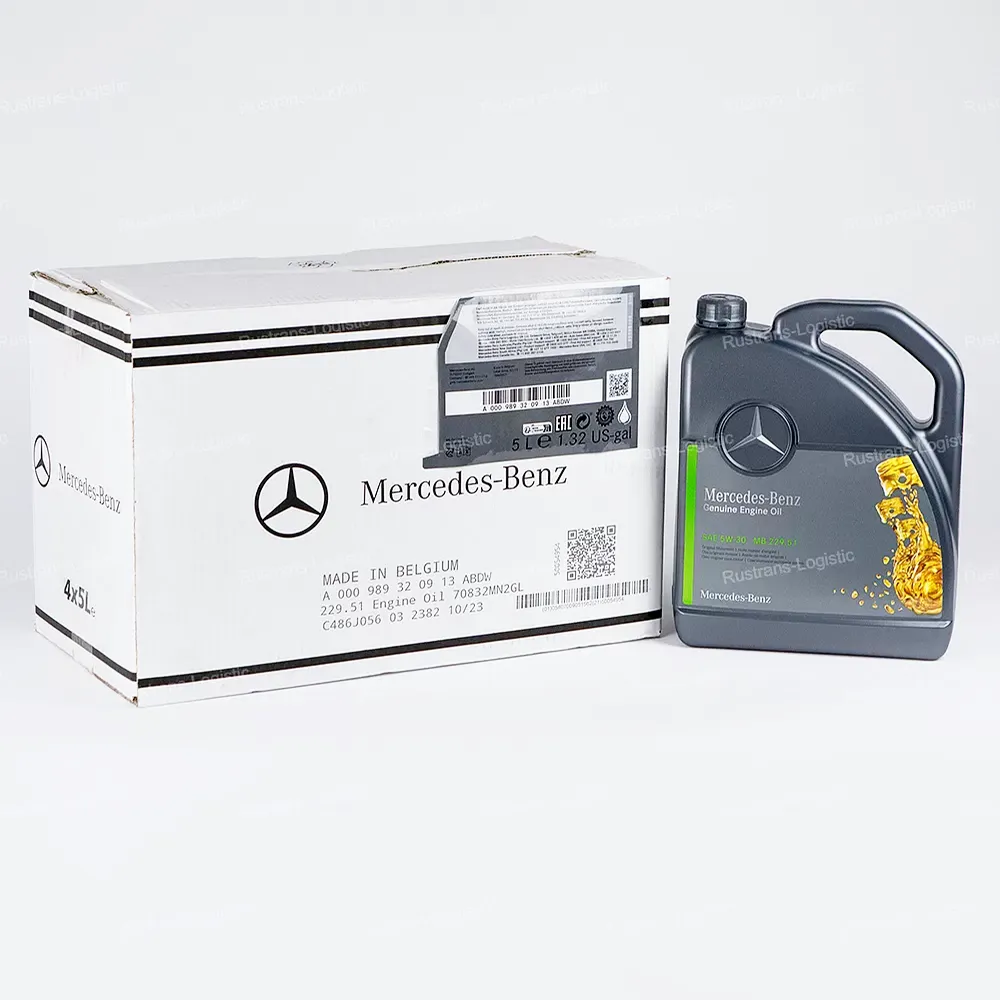 Моторное масло Mercedes-Benz 5W-30 / MB 229.51, бензин/дизель, (Бельгия), (5л)